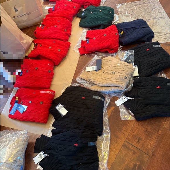 Polo Ralph Lauren Cable-Knit Wool-Cashmere Cardigan - Picture 6 of 9